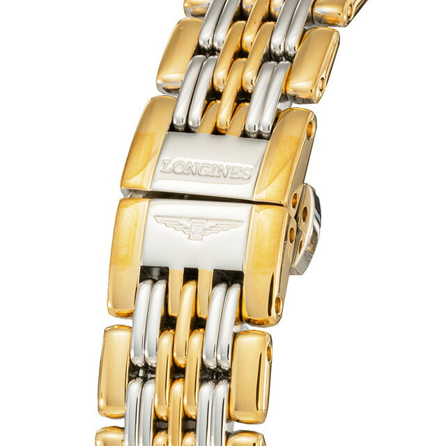 ロンジン リール クォーツ 電池式 腕時計 ブランド レディース LONGINES L4.259.2.12.7 アナログ ホワイト ゴールド シルバー 白 スイス製 L4-259-2-12-7