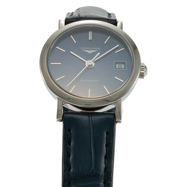 ロンジン エレガント 自動巻き 腕時計 ブランド レディース LONGINES L4.309.4.92.2 アナログ ブルー スイス製 L4-309-4-92-2