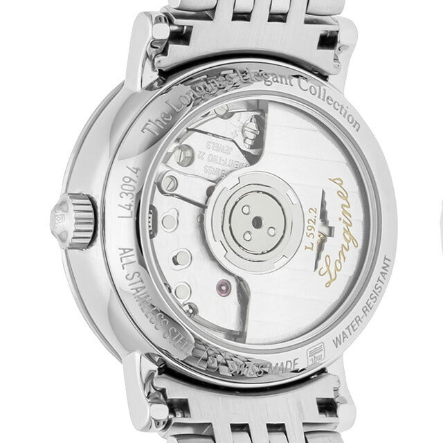 ロンジン エレガント 自動巻き 腕時計 ブランド レディース LONGINES L4.309.4.92.6 アナログ ブルー スイス製 L4-309-4-92-6