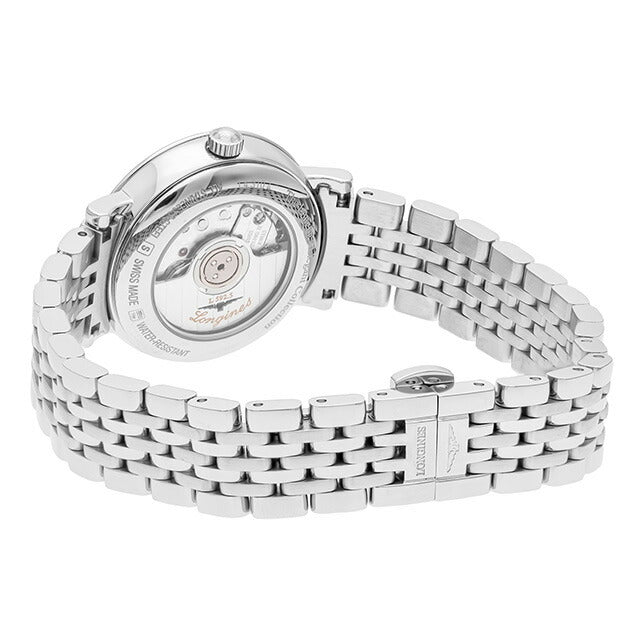 ロンジン エレガント 自動巻き 腕時計 ブランド レディース LONGINES L4.310.4.92.6 アナログ ブルー スイス製 L4-310-4-92-6