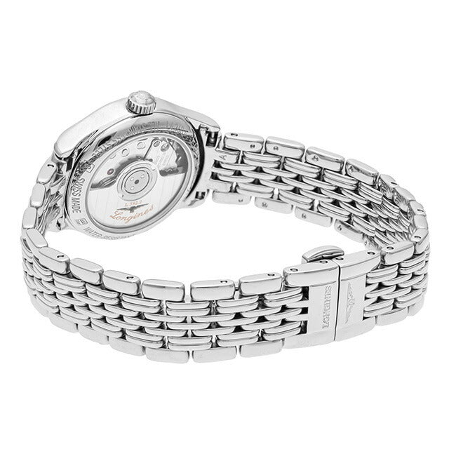 ロンジン リール 自動巻き 腕時計 ブランド レディース LONGINES L4.360.4.92.6 アナログ ブルー スイス製 L4-360-4-92-6