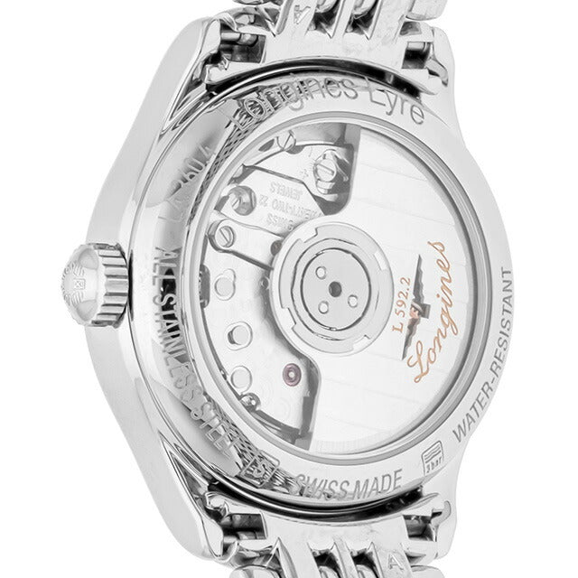ロンジン リール 自動巻き 腕時計 ブランド レディース LONGINES L4.360.4.92.6 アナログ ブルー スイス製 L4-360-4-92-6