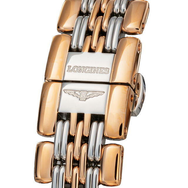 ロンジン リール 自動巻き 腕時計 ブランド レディース LONGINES L4.361.1.12.7 アナログ ホワイト ゴールド シルバー 白 スイス製 L4-361-1-12-7