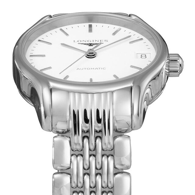 ロンジン リール 自動巻き 腕時計 ブランド レディース LONGINES L4.361.4.12.6 アナログ ホワイト 白 スイス製 L4-361-4-12-6