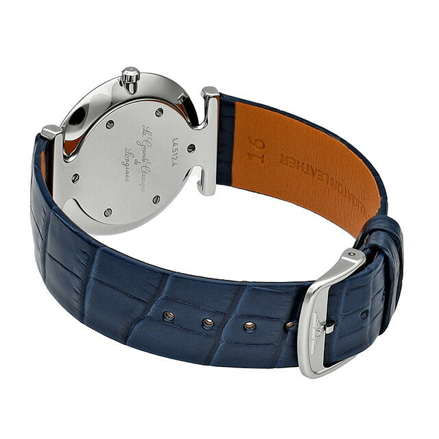 ロンジン グランクラシック クォーツ 電池式 腕時計 ブランド レディース LONGINES L4.512.4.95.2 アナログ ブルー スイス製 L4-512-4-95-2