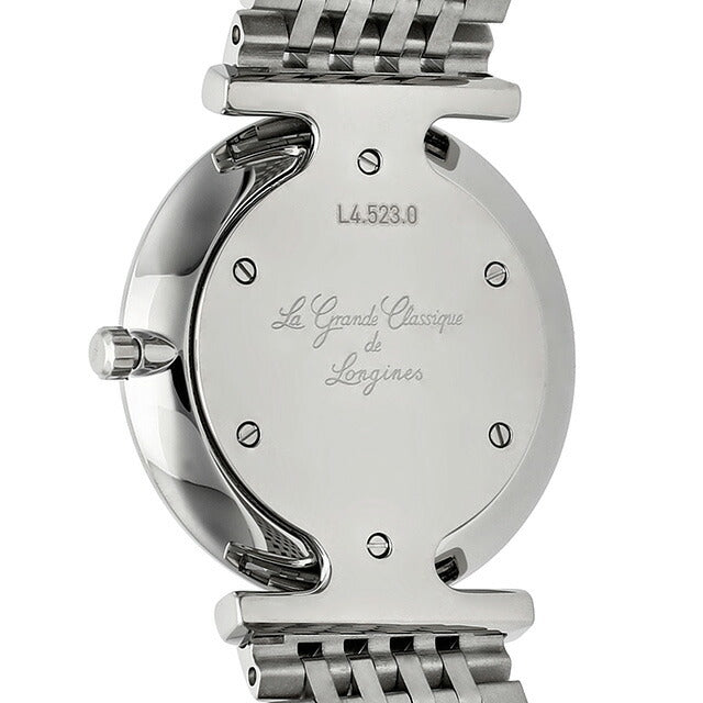 ロンジン グランクラシック クォーツ 電池式 腕時計 ブランド レディース ダイヤモンド LONGINES L4.523.0.97.6 アナログ ブルー スイス製 L4-523-0-97-6