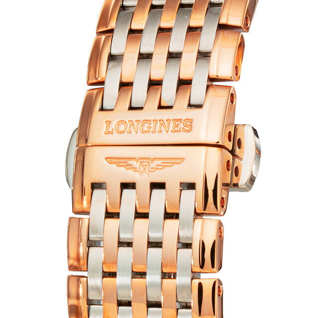 ロンジン グランクラシック クォーツ 電池式 腕時計 ブランド レディース LONGINES L4.709.1.57.7 アナログ ブラック ゴールド シルバー 黒 L4-709-1-57-7