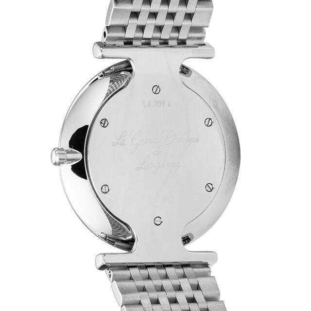 ロンジン グランクラシック クォーツ 電池式 腕時計 ブランド レディース LONGINES L4.709.4.55.6 アナログ ブラック 黒 スイス製 L4-709-4-55-6