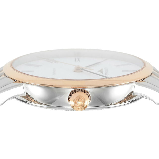 ロンジン エレガント 自動巻き 腕時計 ブランド レディース LONGINES L4.809.5.11.7 アナログ ホワイト シルバー ローズゴールド 白 L4-809-5-11-7