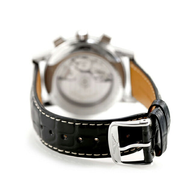ロンジン ロンジン 1832 自動巻き 腕時計 ブランド メンズ クロノグラフ LONGINES L4.829.4.52.0 アナログ ブラック 黒 スイス製 L4-829-4-52-0