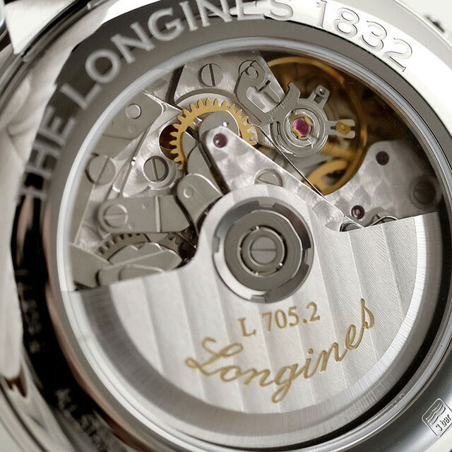 ロンジン ロンジン 1832 自動巻き 腕時計 ブランド メンズ クロノグラフ LONGINES L4.829.4.52.0 アナログ ブラック 黒 スイス製 L4-829-4-52-0