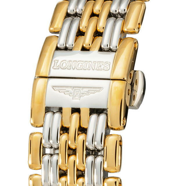 ロンジン リール 自動巻き 腕時計 ブランド メンズ LONGINES L4.860.2.11.7 アナログ ホワイト ゴールド シルバー 白 スイス製 L4-860-2-11-7