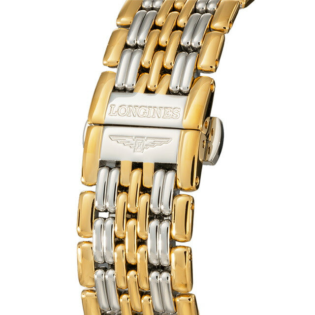 ロンジン リール 自動巻き 腕時計 ブランド メンズ LONGINES L4.860.2.32.7 アナログ イエローゴールド ゴールド シルバー スイス製 L4-860-2-32-7