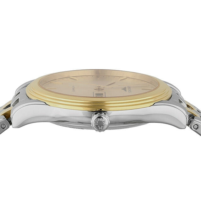 ロンジン フラッグシップ 自動巻き 腕時計 ブランド メンズ LONGINES L4.899.3.32.7 アナログ イエローゴールド シルバー スイス製 L4-899-3-32-7