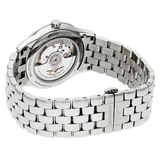 ロンジン フラッグシップ 自動巻き 腕時計 ブランド メンズ LONGINES L4.974.4.52.6 アナログ ブラック 黒 スイス製 L4-974-4-52-6
