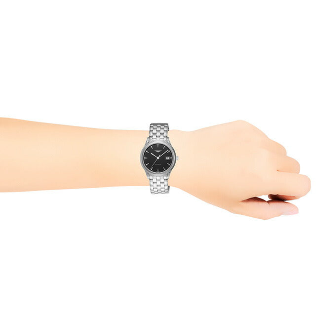 ロンジン フラッグシップ 自動巻き 腕時計 ブランド メンズ LONGINES L4.974.4.52.6 アナログ ブラック 黒 スイス製 L4-974-4-52-6