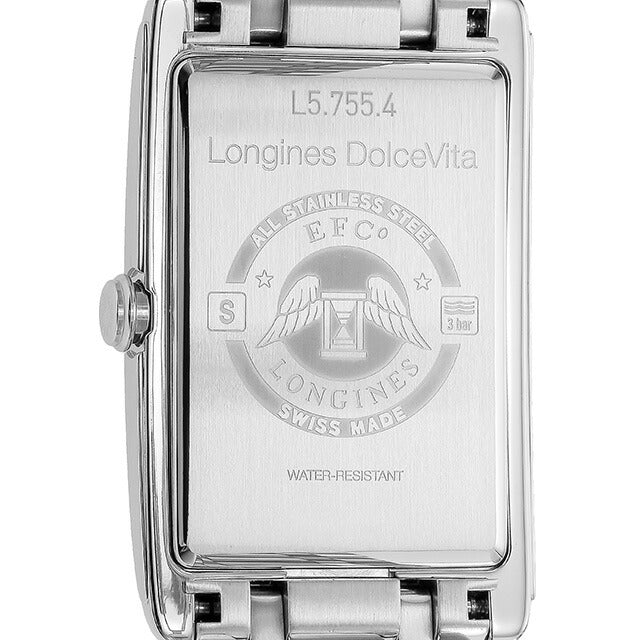 ロンジン ドルチェビータ クォーツ 電池式 腕時計 ブランド レディース LONGINES L5.755.4.57.6 アナログ ブラック 黒 スイス製 L5-755-4-57-6