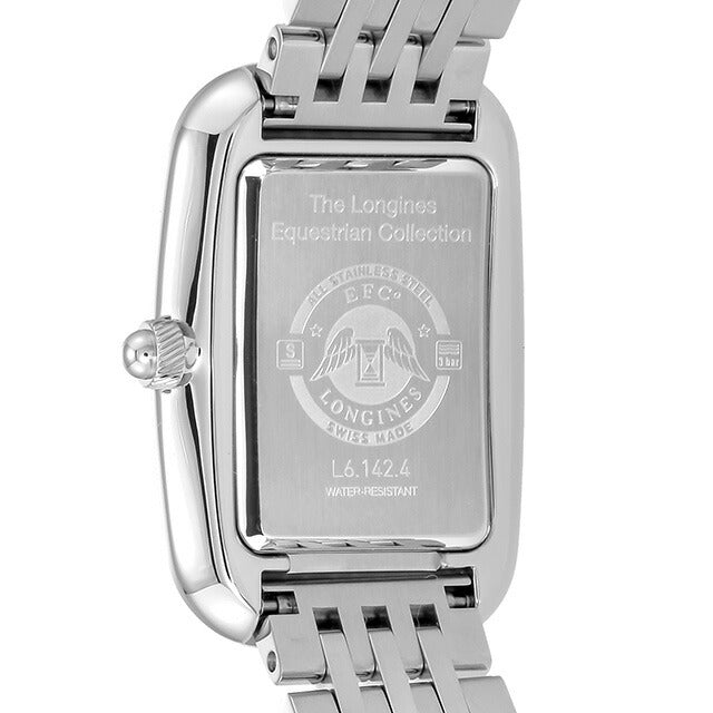 ロンジン イクエストリアン クォーツ 電池式 腕時計 ブランド レディース LONGINES L6.142.4.13.6 アナログ ホワイト 白 スイス製 L6-142-4-13-6
