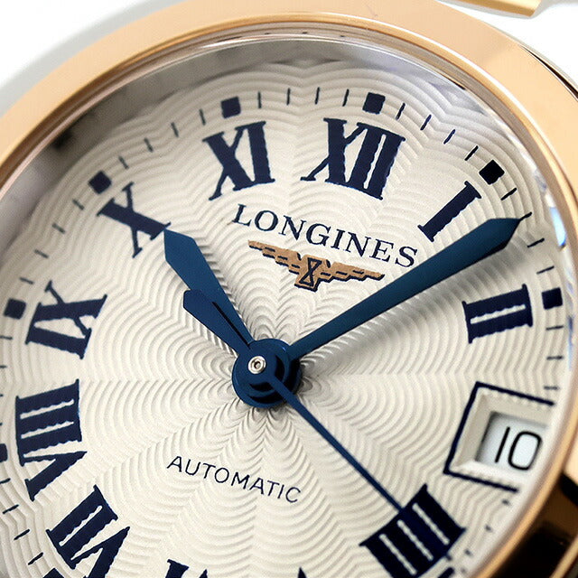 ロンジン プリマルナ 自動巻き 腕時計 ブランド レディース LONGINES L8.111.5.78.6 アナログ シルバー ピンクゴールド スイス製 L8-111-5-78-6