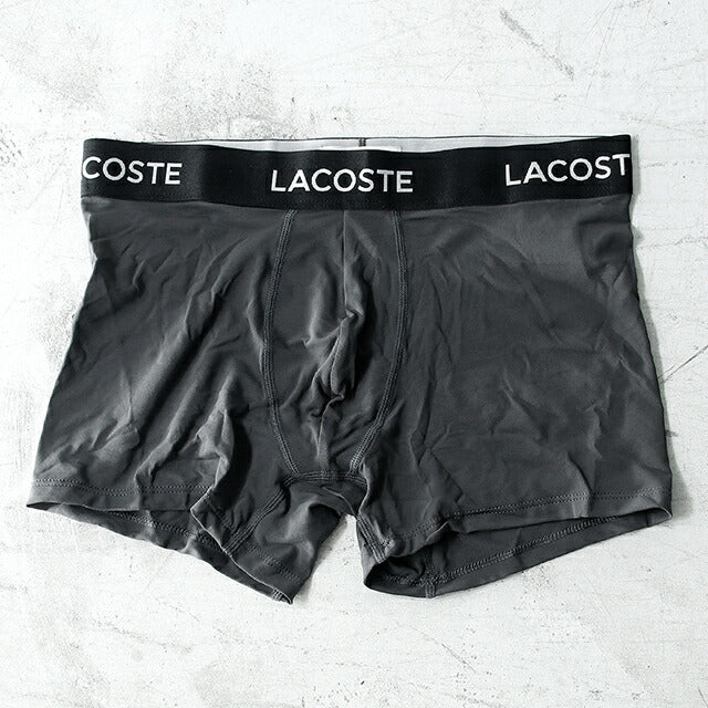 ラコステ トランクス メンズ ブランド S M L 3枚セット ロゴ アンダーウェア TUNISIA 選べるモデル LACOSTE-TRUNKS