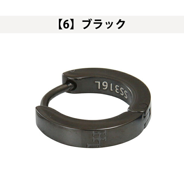 ライオンハート ピアス メンズ レディース ブランド LION HEART サージカルステンレス フープ 片耳用 LHMP006 アクセサリー 選べるモデル LHMP006