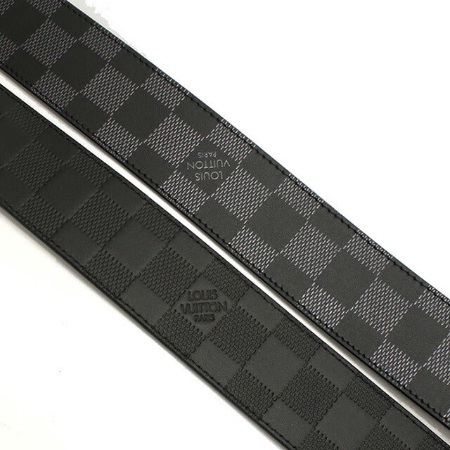 ルイ・ヴィトン ベルト メンズ ブランド LOUIS VUITTON アンフィニ-グラフィット M0107T グレー系 ブラック 選べるモデル LOVM0107TA