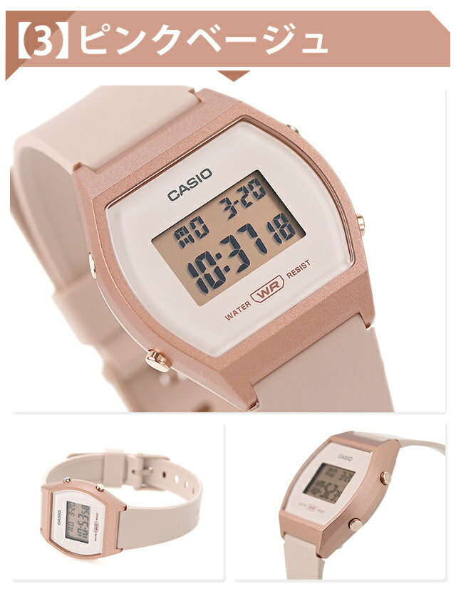 CASIO カシオ クオーツ LW-204 チプカシ ユニセックス 腕時計 カシオ casio デジタル ピンクゴールド ブラック ライトピンクベージュ 黒 選べるモデル 成人祝い プレゼント ギフト LW-204