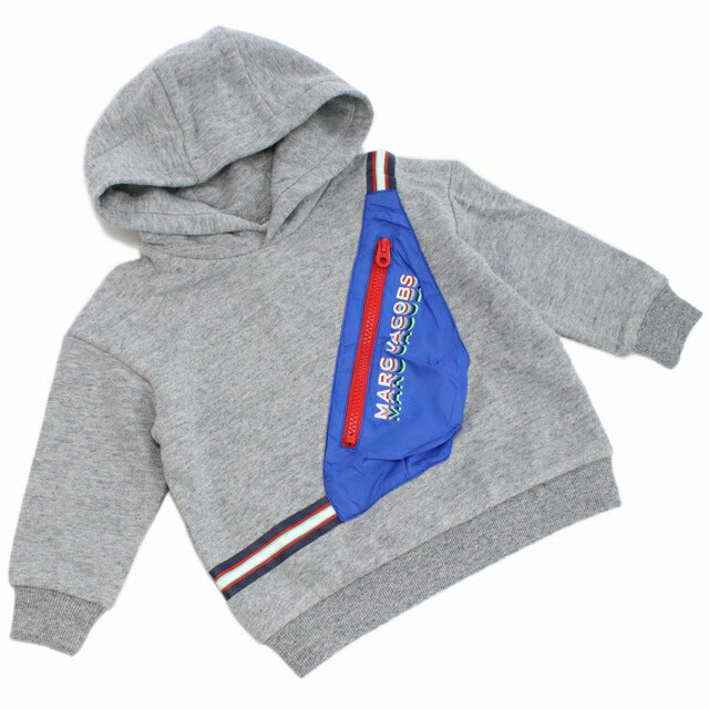 マークジェイコブス パーカー ベビー ブランド MARC JACOBS W25562 CHINE GREY グレー系 ウェア 選べるモデル MAJW25562A