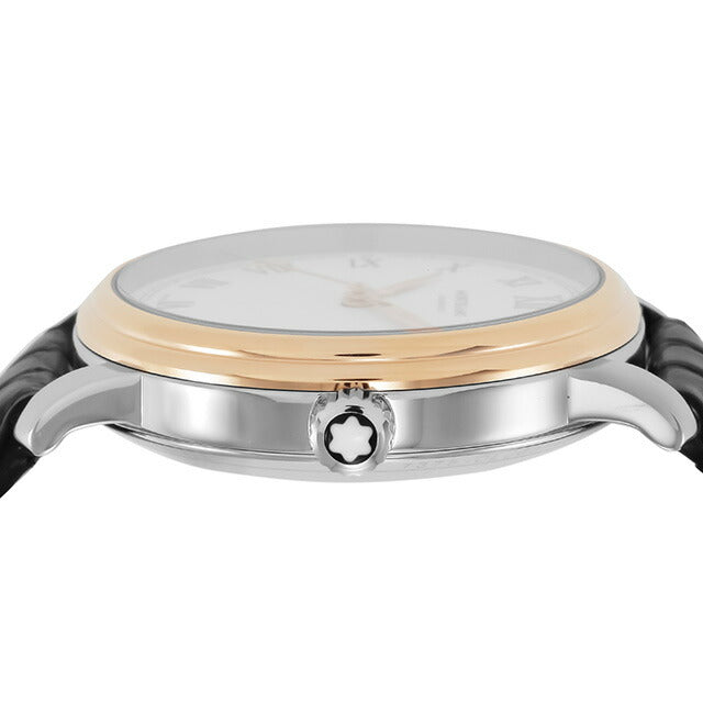 モンブラン トラディション 自動巻き 腕時計 ブランド レディース MONTBLANC 114368 アナログ ホワイト ブラック 黒 スイス製 MB114368