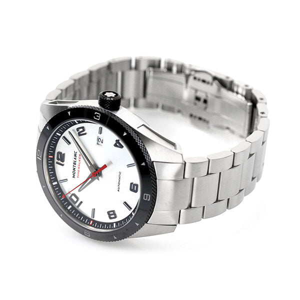 モンブラン 時計 タイムウォーカー 41mm 自動巻き 機械式 メンズ 腕時計 ブランド 116057 シルバー MB116057