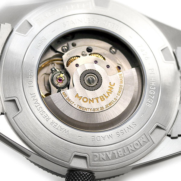 モンブラン 時計 タイムウォーカー 41mm 自動巻き 機械式 メンズ 腕時計 ブランド 116057 シルバー MB116057