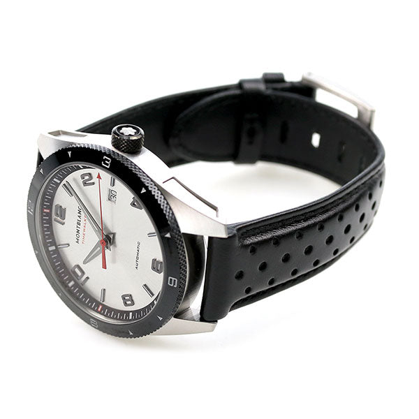 モンブラン 時計 タイムウォーカー 41mm 自動巻き 機械式 メンズ 腕時計 ブランド 116058 シルバー ブラック MB116058