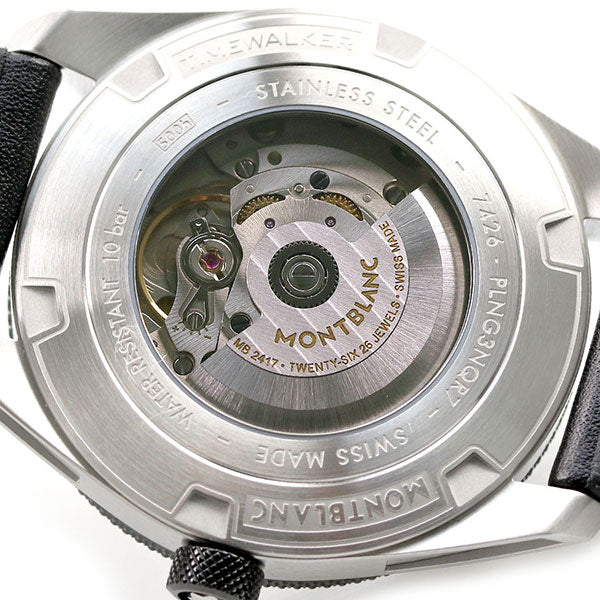 モンブラン 時計 タイムウォーカー 41mm 自動巻き 機械式 メンズ 腕時計 ブランド 116061 ブラック MB116061