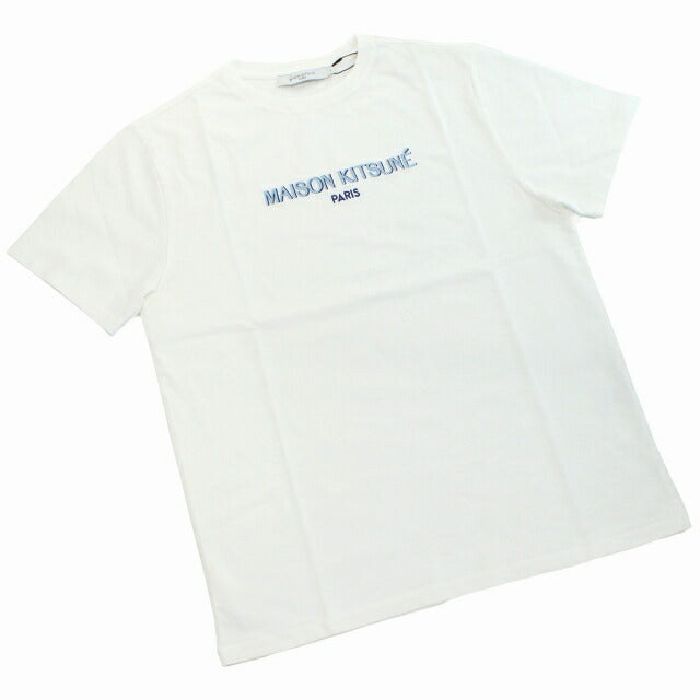 メゾンキツネ 半袖Tシャツ メンズ ブランド MAISON KITSUNE ポルトガル KM00119 ホワイト系 ウェア 選べるモデル MKIKM00119A