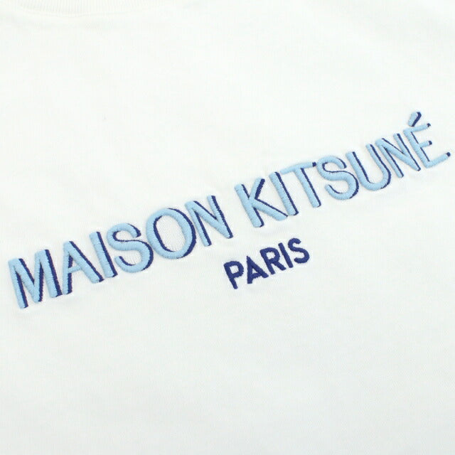メゾンキツネ 半袖Tシャツ メンズ ブランド MAISON KITSUNE ポルトガル KM00119 ホワイト系 ウェア 選べるモデル MKIKM00119A