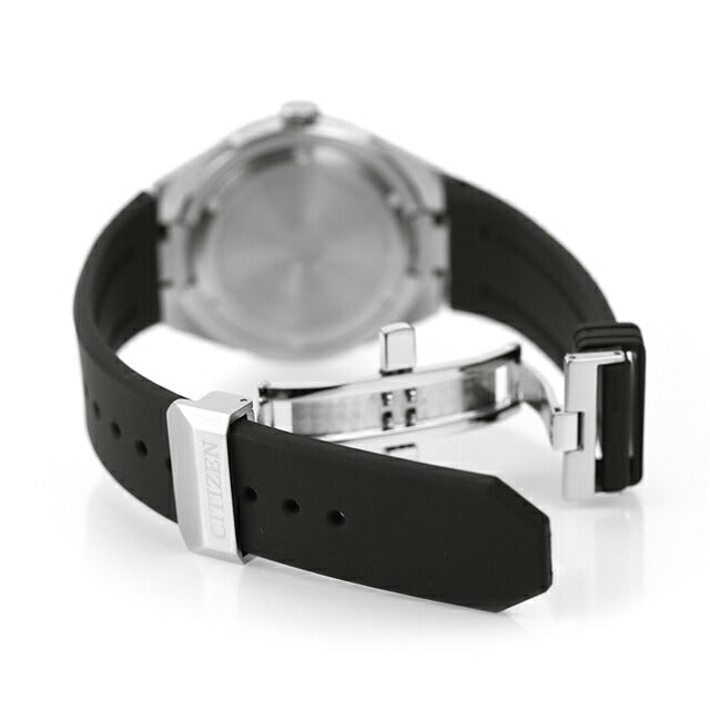 シチズン エイト メカニカル870 自動巻き 機械式 腕時計 ブランド メンズ 耐磁2種 CITIZEN NA1004-10E ブラック 黒 日本製 NA1004-10E
