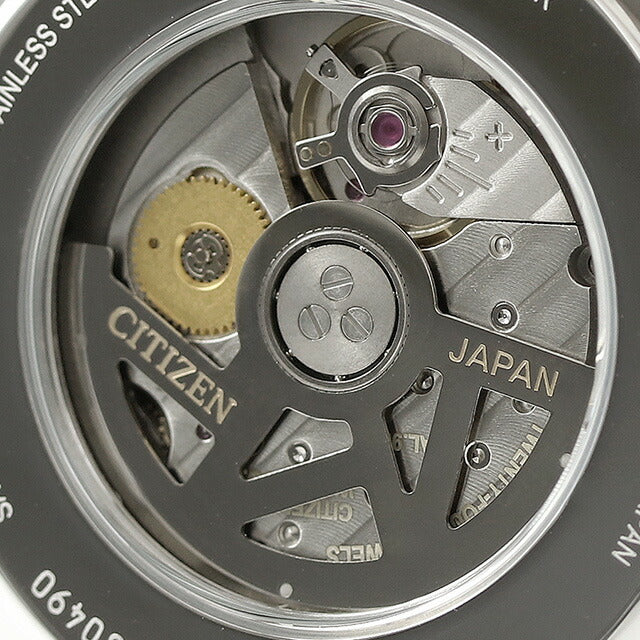 シチズン コレクション メカニカル 自動巻き 腕時計 ブランド メンズ CITIZEN COLLECTION NB1054-58E アナログ ブラック 黒 日本製 NB1054-58E