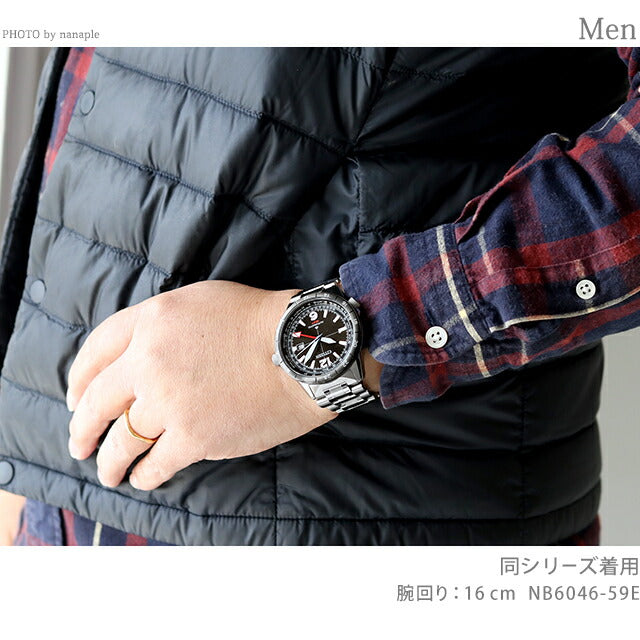 シチズン プロマスター SKYシリーズ メカニカル 自動巻き 腕時計 ブランド メンズ 耐磁2種 CITIZEN PROMASTER NB6045-51H アナログ NB6045-51H