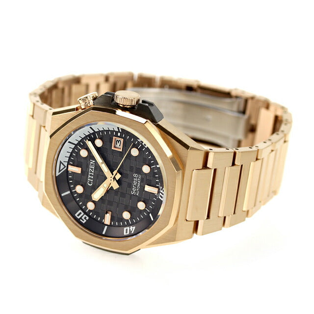 シチズン シリーズ8 890 Mechanical 自動巻き 腕時計 ブランド メンズ CITIZEN Series 8 NB6069-53H グレー ゴールド 日本製 NB6069-53H