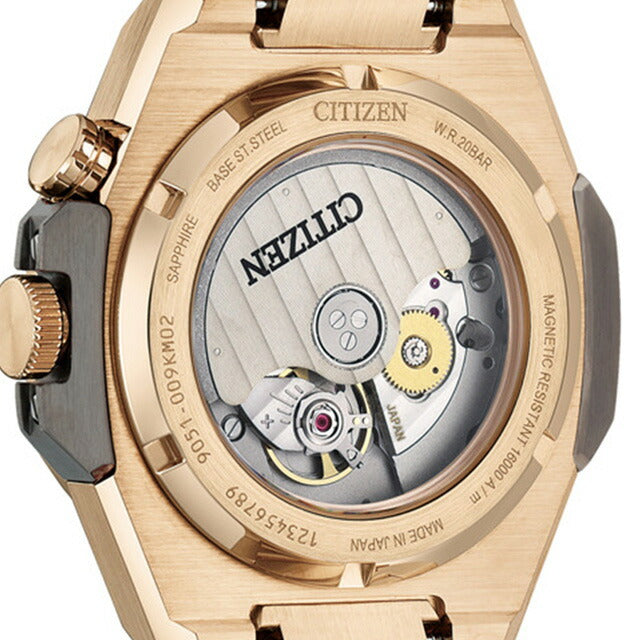 シチズン シリーズ8 890 Mechanical 自動巻き 腕時計 ブランド メンズ CITIZEN Series 8 NB6069-53H グレー ゴールド 日本製 NB6069-53H