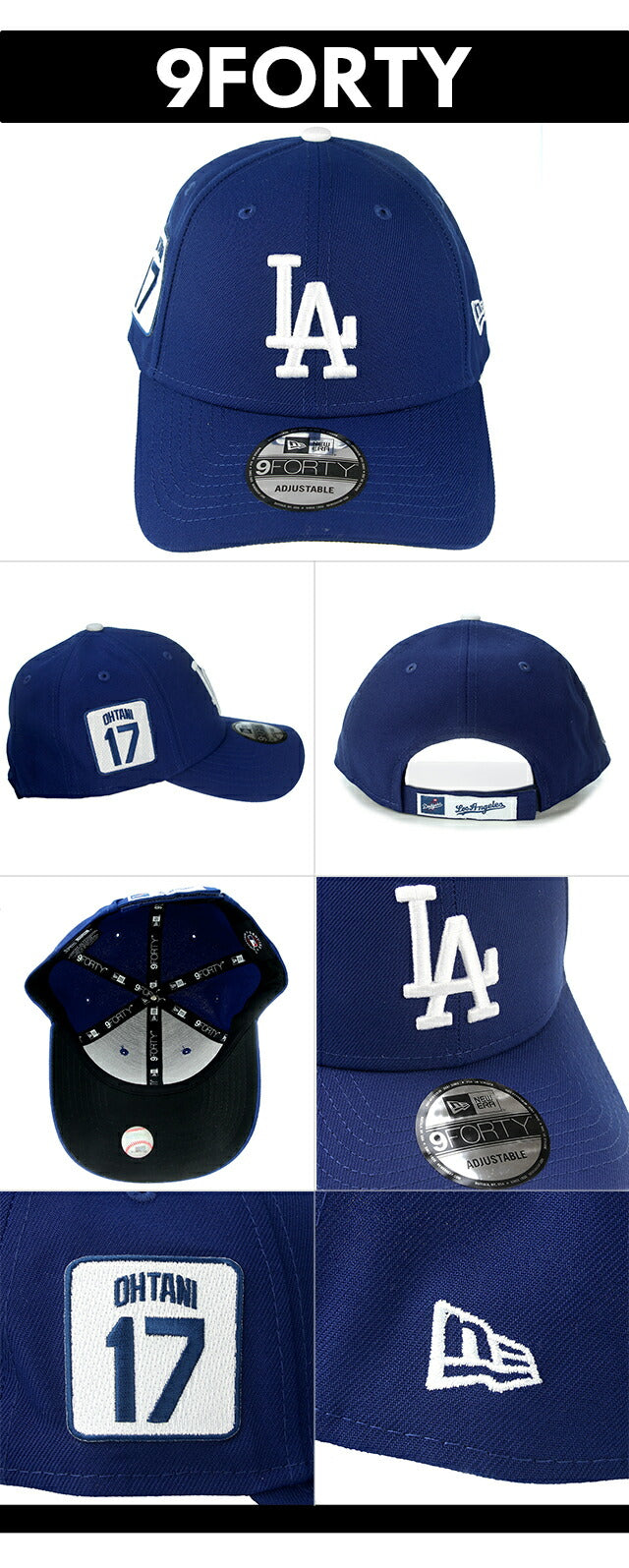 NEW ERA キャップ メンズ レディース ブランド ニューエラ 大谷翔平 ドジャース 1〜7 ポリエステル 帽子 選べるモデル NE-OOTANI