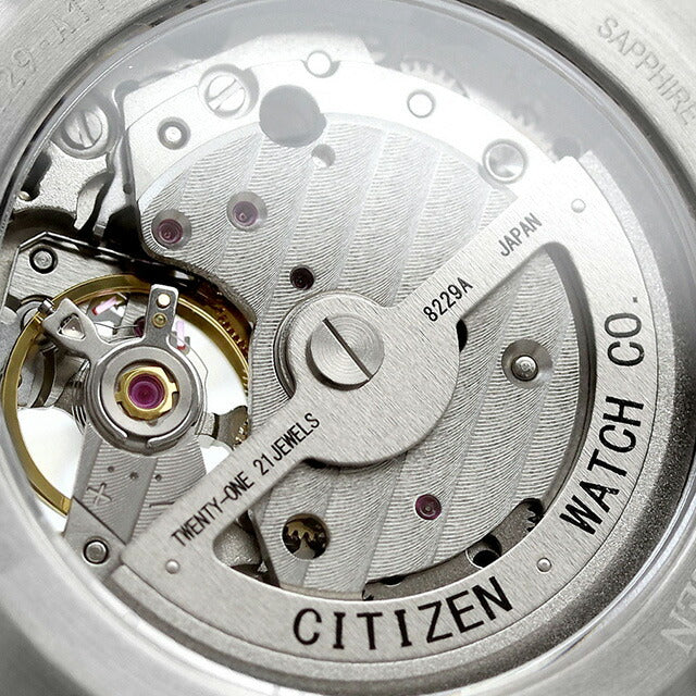 シチズン コレクション メカニカル クラシック オープンハート 自動巻き 腕時計 ブランド メンズ CITIZEN NH9114-99P 白 日本製 NH9114-99P