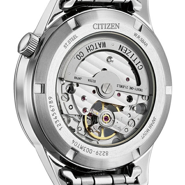 シチズン コレクション メカニカル オープンハート 自動巻き 腕時計 ブランド メンズ オープンハート CITIZEN COLLECTION NH9131-73L アナログ ネイビー NH9131-73L