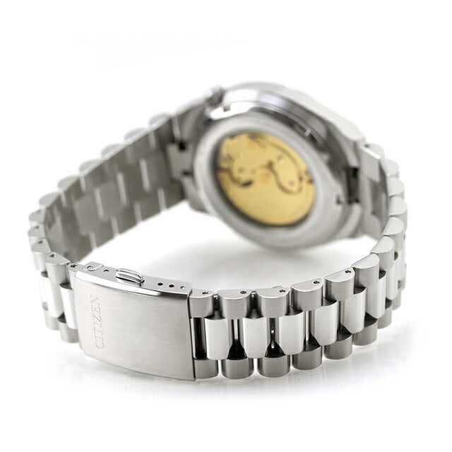 シチズン コレクション メカニカル TSUYOSA 自動巻き 腕時計 ブランド メンズ CITIZEN COLLECTION NJ0150-56W アナログ バーガンディ 赤 NJ0150-56W
