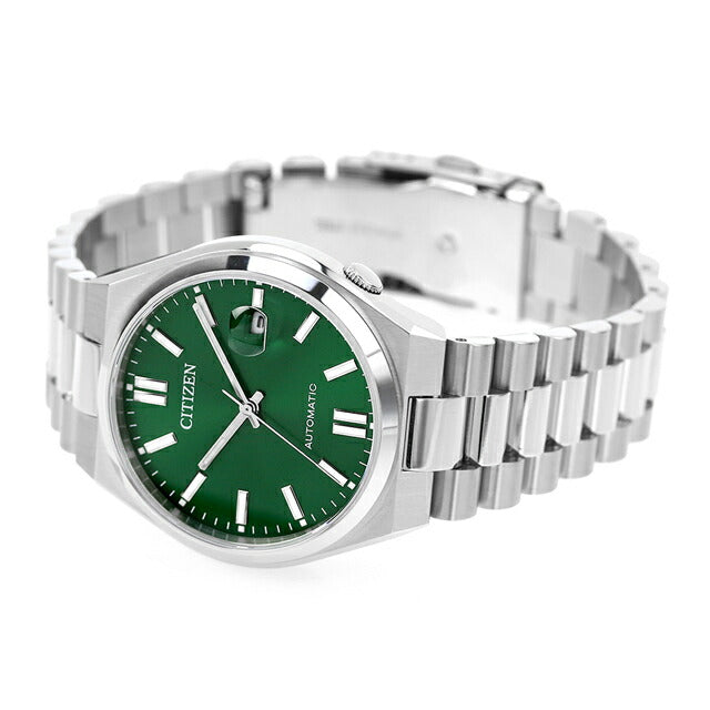 シチズン コレクション メカニカル 自動巻き 腕時計 ブランド メンズ レディース CITIZEN NJ0150-81X アナログ グリーン NJ0150-81X
