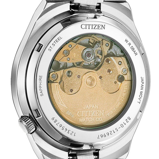 シチズン コレクション メカニカル 自動巻き 腕時計 ブランド メンズ レディース CITIZEN NJ0150-81X アナログ グリーン NJ0150-81X