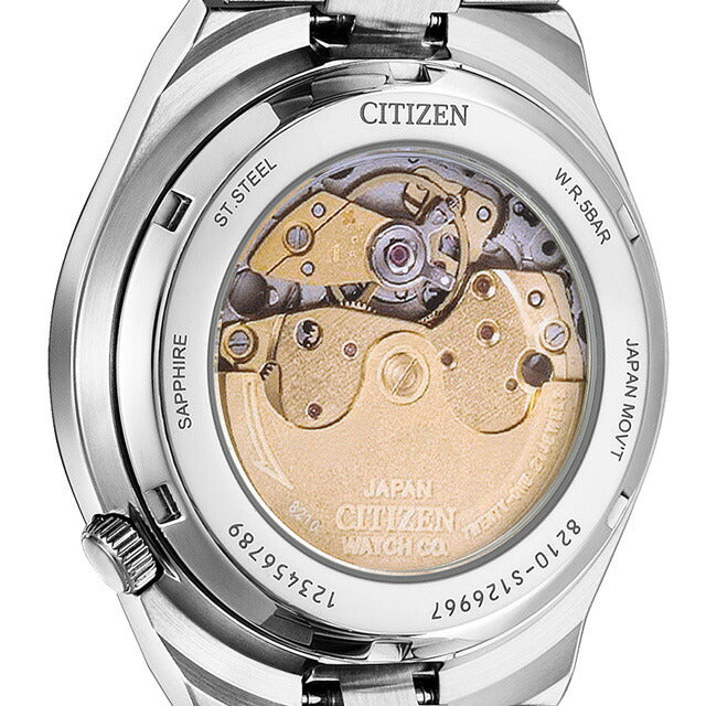 シチズン コレクション メカニカル 自動巻き 腕時計 ブランド メンズ レディース CITIZEN NJ0151-88M アナログ アイスブルー NJ0151-88M