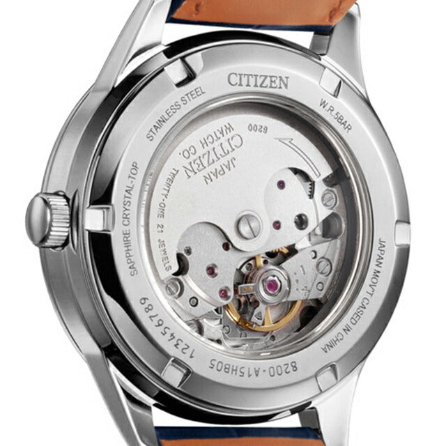 シチズン コレクション メカニカル デイ&デイト 自動巻き 腕時計 ブランド メンズ CITIZEN COLLECTION NY4050-11L アナログ ネイビー NY4050-11L