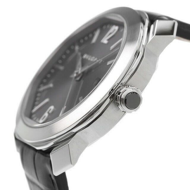 ブルガリ オクト ローマ 自動巻き 腕時計 ブランド メンズ BVLGARI OC41C5SLD アナログ ガンメタル ブラック 黒 スイス製 OC41C5SLD