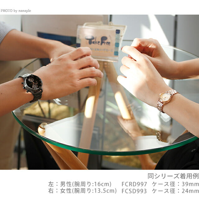 アニエスベー 腕時計 ブランド マルチェロ ソーラー レディース 革ベルト FCSD991 ホワイトシェル ブラウン 白 FCSD991